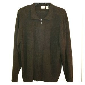 Merona Gray Full Zip Cardigan